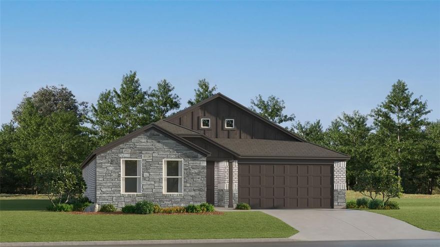 This single-level home showcases a spacious open floorplan shared between the kitchen, dining area and family room for easy entertaining, along with access to an outdoor space. An owner’s suite enjoys a private location in a rear corner of the home, complemented by an en-suite bathroom and walk-in closet. There are two secondary bedrooms at the front of the home, ideal for household members and overnight guests.      

Prices and features may vary and are subject to change. Photos are for illustrative purposes only.