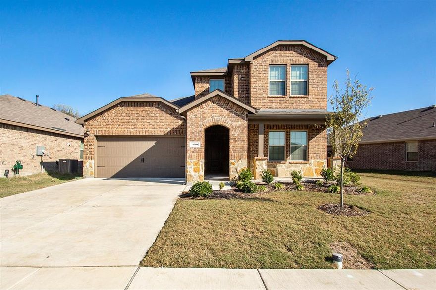 Welcome to this beautifully crafted 4-bedroom, 2-bath home located in the growing community of Ferris, TX. Built in 2023, this modern residence combines comfort, style, and functionality in every detail. Step inside to an open-concept layout featuring a spacious kitchen complete with a large island, granite countertops, and plenty of cabinet space—perfect for cooking, entertaining, and gatherings. The primary suite offers a peaceful retreat with a generous walk-in closet and a walk-in shower. Three additional bedrooms provide flexibility for guests, a home office, or extra living space. Out back, you’ll find a large backyard ideal for outdoor relaxation and play