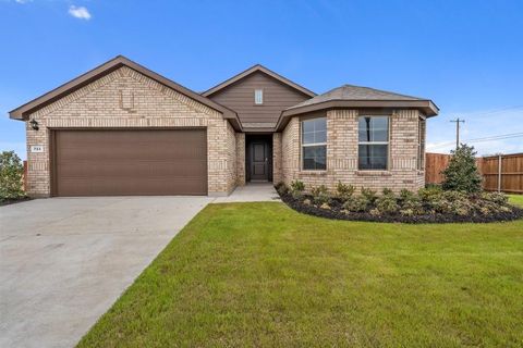 A home in Cleburne