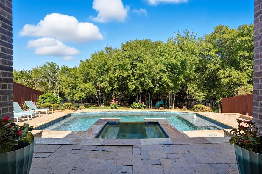 This house comes with a REDUCED RATE as low as 5.375% (APR 5.698%) as of 10-28-2025 through List & Lock™. This is a seller paid rate-buydown that reduces the buyer’s interest rate and monthly payment. Terms apply, see disclosures for more information.
Rare Opportunity! Stunning 4-Bedroom Home with Pool, Spa & Lake Access in Little Elm
Don’t miss this rare chance to own a home just steps from Lake Lewisville, offering no back neighbors, a private backyard oasis, and resort-style living. This beautifully maintained 4-bedroom, 3-bath home perfectly blends modern design, comfort, and outdoor enjoyment.

Built in 2016, the desirable 1.5-story layout features soaring 11-foot ceilings and an open-concept design ideal for both everyday living and entertaining. The gourmet kitchen showcases a 36-inch gas cooktop, farmhouse sink, sleek finishes, and abundant cabinetry, flowing seamlessly into the dining and living areas anchored by a cozy gas fireplace. Durable plank tile flooring adds style and warmth throughout the main level.

Upstairs, a private fourth bedroom with a full bath offers flexibility as a guest suite, home office, or media room.

Step outside to your private backyard retreat, featuring a sparkling pool, relaxing spa, firepit, and peaceful partial lake views. With green space behind and direct walkable access to Lake Lewisville, you’ll enjoy both tranquility and adventure right outside your door.

Experience the perfect combination of luxury, privacy, and lake lifestyle in one of Little Elm’s most sought-after locations—homes like this rarely come available!