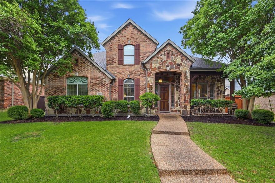 Beautifully maintained one-owner home in a desirable Allen neighborhood! This spacious 4-bedroom, 4-bath residence offers an ideal layout with three living areas, a private office, and a dedicated media room, perfect for both everyday living and entertaining. The oversized kitchen features abundant cabinetry, generous counter space, and a layout that opens seamlessly to the main living area. The primary suite and additional bedrooms provide flexibility and comfort, while the 3-car garage offers ample storage. Energy-efficient upgrades include owned solar panels (installed in 2019) - no lease to assume, and a tankless water heater, helping reduce utility costs and improve long-term efficiency. Enjoy outdoor activities just minutes away at Dayspring Nature Preserve, featuring scenic trails, a creek, playground, and picnic areas. Media equipment and furnishings negotiable. Refrigerator conveys with acceptable offer. Move-in ready and a must-see!