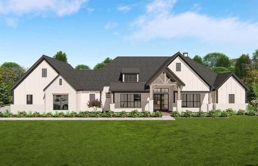 Come build your dream custom home with local custom home builder Scott Post Homes in Van Alstyne! Durning Estates includes 13 luxury acreage homesites available on a single concrete road with two cul-de-sacs. This 3800 SF open floor plan boasts 4 bedrooms, 4.5 baths, a game room, office, dining room. This plan also includes a three-car garage with a detached two car metal building! The master bath features a vaulted ceiling, separate vanities, his and hers closets with direct access to the laundry room. As you walk into this home, you’re greeted by a large foyer that leads to the open concept living area with large windows and 13’ coffered ceilings. The coffered ceilings continue all through the kitchen area which features a 10 ft island and an oversized hidden pantry. The pantry has two access points allowing you to carry your groceries from the garage directly from the mudroom and you can access the pantry from the kitchen through the hidden cabinet door entrance. The powder bath can be used as a pool bath with outside access. All elevations and floor plans are totally custom to fit your family's needs! Located 3 minutes off of FM 121 and a quick 8 minute from Highway 75. No HOA, deed restrictions and architectural approval committee in place for quality of homes. One large animal allowed per one acre lot. Six chickens allowed per lot. 6-8 month estimated build time. Scott Post Homes has a model home located at 674 Pike Rd in Gunter, TX. Give us a call and we can get you in to see the model at any time! SPECIAL LOW INTEREST RATE JUST LOWERED to 5.5% on our OTC loan program for our builds! Lot 2 is listed in this listing but, there are other lots available.
