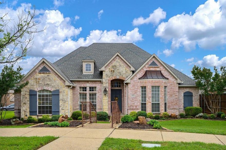 Wonderful custom home with a warm feel. Featuring many upgrades including: New interior carpet and paint. Updated sprinkler system, Updated exterior masonry, upgraded professional landscaping, roof with hail resistant shingles, two new ceiling fans, Gas counter top stove, granite counter tops in kitchen, Water efficient toilets, formal living, dining room and entry hall with solid wood flooring, back yard oasis with pool and patio. Too much to mention. Come out and see this beautiful property for yourself.