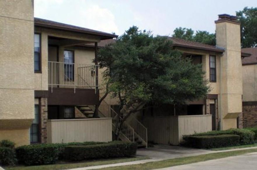 Welcome to Crest Bluff Condos. Located in central Arlington, minutes from shopping and the I-30 entertainment corridor.  This updated 2-bedroom 1-bath condo includes new flooring, fresh paint, and an updated bathroom with a new vanity, tile, and a walk-in shower. The kitchen has new countertops and lower cabinets. Appliances included. Additional features include in-unit laundry, a fireplace, and a private patio with storage. Assigned, covered parking for 1 vehicle. Additional open spaces for a 2nd vehicle are available. The owner pays water, sewer, and trash through the HOA. Tenant pays the electricity. This is a non-smoking property. The application fee is non-refundable $50 per applicant 18 and over. First month's rent and security deposit, pet deposits are required for move-in. Must make 3x the rent to qualify. Pets and required deposit are decided on a case-by-case basis.