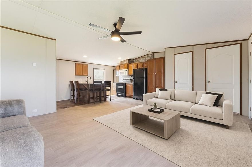 SELLER IS OFFERING A $5,000 INCENTIVE, giving you the perfect opportunity to make this beautiful Kaufman property your own. Set on a full acre, this 3-bedroom, 2-bath home combines the freedom of country living with modern comforts and convenient access to town. Imagine sipping coffee while overlooking your fully fenced yard, letting kids and pets roam freely, or gathering friends for cozy bonfires under the Texas sky. There’s even plenty of space for RV or boat parking if adventure is in your lifestyle.

Step inside to an inviting, open floor plan filled with natural light, designed for both everyday living and effortless entertaining. Recent updates include a brand-new aerobic septic system installed less than six months ago, giving you peace of mind for years to come.

The property doesn’t stop there—out back, a 30x40 workshop on a concrete slab with two oversized 12x12 double doors provides endless possibilities. Whether you need a space for a home business, hobbies, storage, or projects, this workshop has you covered.

Here, you’ll enjoy the tranquility of wide-open spaces while staying just minutes from shopping, dining, and major highways for an easy commute. Opportunities like this don’t come often—schedule your private showing today and start living the country lifestyle you’ve been dreaming of.