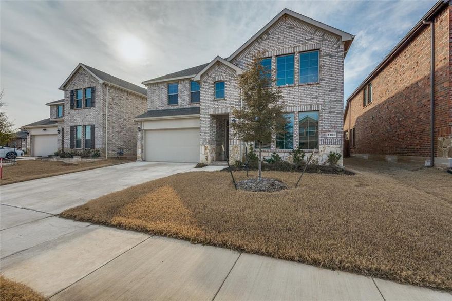 Beautiful 2024 2-Story DR HORTON Home that provides ample space for everyday living & entertaining!  The beautiful kitchen has a large center island & gleaming stainless steel appliances.  Natural light flows through the main living areas & complements all the neutral tones. You'll love the oversized owner's suite & private ensuite with a double vanity, walk-in closet. The dining room provides additional entertaining. Large home study. Upstairs is home to three more spacious bedrooms with a lovely full bath. This home has many upgrades , 2 inch PVC Blinds, Deako Simple Starter 8 Pack with Smart Home,2x Automatic Light Switches in Pantry and Master Closet ,
Lifetime Garage Floor Coating, Ceiling Fans in ALL bedrooms, Culligan Whole House Filtration System, New Dining Room Chandelier.
Ideally located one mile east of I-820 and three miles from I-30, you'll have access to all the exciting things this area has to offer, including AT&T Stadium, Globe Life Field, Six Flags, the Fort Worth Stockyards and so much more