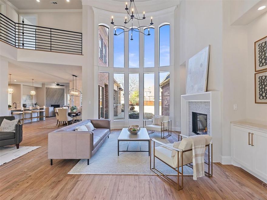 Beautifully REMODELED custom home, a short walk to Bicentennial Park and the Marq! Admire the glassed-in wine display and fireplace in the living and dining rooms before gravitating to the redesigned kitchen. Grab a seat at the large island or cozy up to the family room fireplace, each starring a quartzite slab. Designer selected hardwood floors, chandeliers, cabinetry, fixtures, quartzite, and tiles with subtle hints of colors that warm the spaces. Pass by the private study on your way to the master suite with a marble bathroom and ELFA closet. A 5th bed, full bath and laundry room round out the remodeled 1st floor. The wood floors continue up the stairs and down the hall where you’ll find 3 suites, each uniquely designed. Fall in love with the powder bath and 2nd laundry-craft. A game room & media room provide kids of all ages room to relax. Pool, spa, lots of grass to kick the ball on, a fireplace, arbor and covered space with built-in grill and egg. This one checks all the boxes!