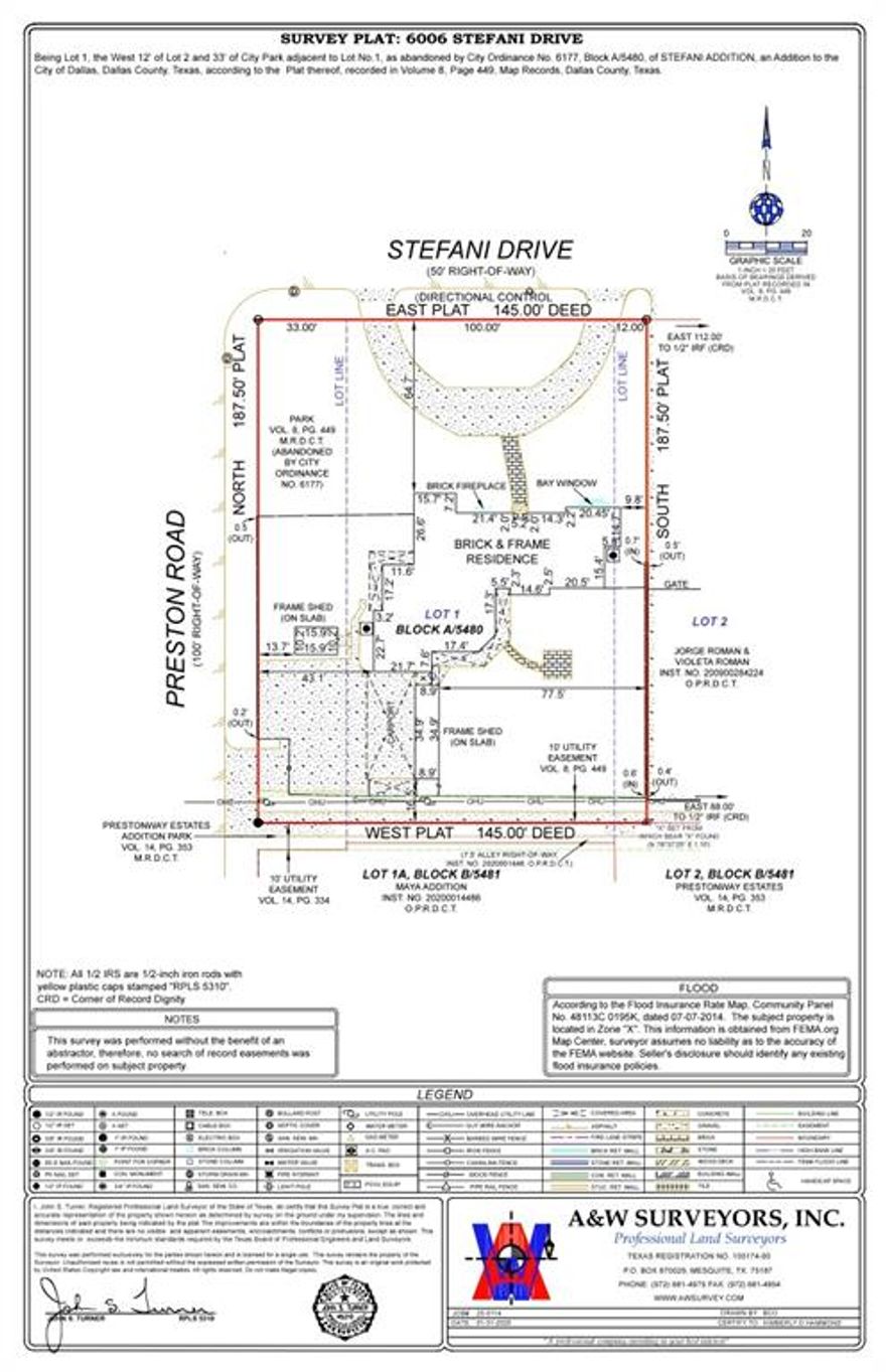 Prime .625 acre north-facing corner lot in the heart of Preston Hollow. Spanning 145 x 188 feet, this expansive property offers the perfect canvas to build your dream home. Conveniently located just minutes from the private school corridor, premier shopping and dining in Inwood Village & Highland Park Village, major highways and Love Field! New 2025 survey is available.