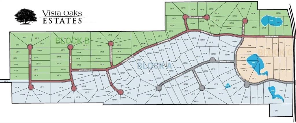 Vista Oaks Estates Add - Land