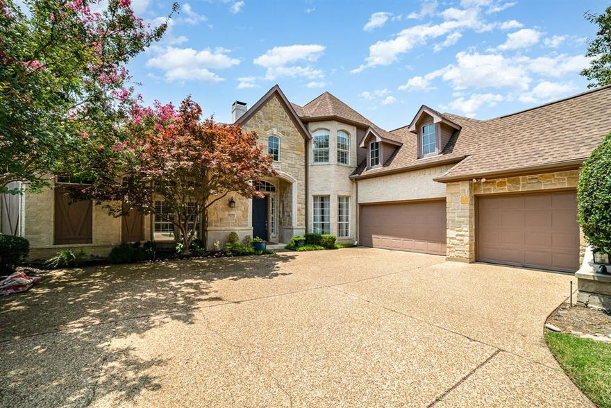 Waiting to buy & need to lease? Check out this great home in the Gated Starwood Community of Frisco. 4 Bedrooms with Primary Suite down.  Masculine Private Study as you enter the home.  Grand Entry with winding Staircase & bamboo flooring as well as upgraded tile.  Primary Suite is secluded & offers a great view of the Pool & Greenbelt.  Light colors throughout the home.  Formal Living & F Dining for those that need it.  Kitchen features a 6 burner gas stove, sub zero refrigerator & Corian countertops. Utility Rm with storage area.  Home has walls of windows for great views of the Pool & Greenbelt.  3 Guest Rooms up along with a Gameroom & 2 Baths. Pool, Spa, & great landscaped yard with room for pets to run.  Pool Bath included. Lots of Storage. Rent includes Pool Service as well as Lawn Service.  Nhood Amenities include Trails, Pools, Tennis Courts, & Club House.