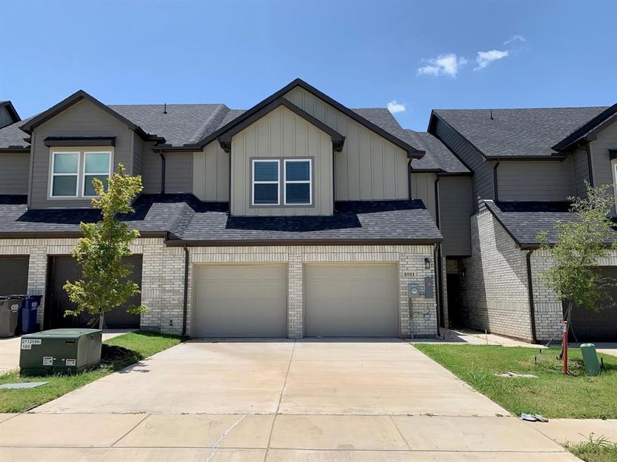 Modern 3-Bedroom townhome with smart features and prime location near the lake! This beautifully designed townhome offers 3 bedrooms, 2.5 bathrooms, and a spacious 2 car garage. Located just minutes from the lake and HWY 78, and within close proximity to desirable communities. The first level welcomes you with an open-concept layout featuring a generously sized living room, a modern kitchen with electric stainless steel appliances, and a convenient half bath. A private fenced backyard with a covered patio offers the perfect outdoor space for relaxing or entertaining. Upstairs, you will find a spacious game room, a private primary suite (with an ensuite bathroom and a large closet), and two additional bedrooms. Luxury vinyl plank flooring is throughout the home along with plush carpeted stairs and a 2 car front facing garage.