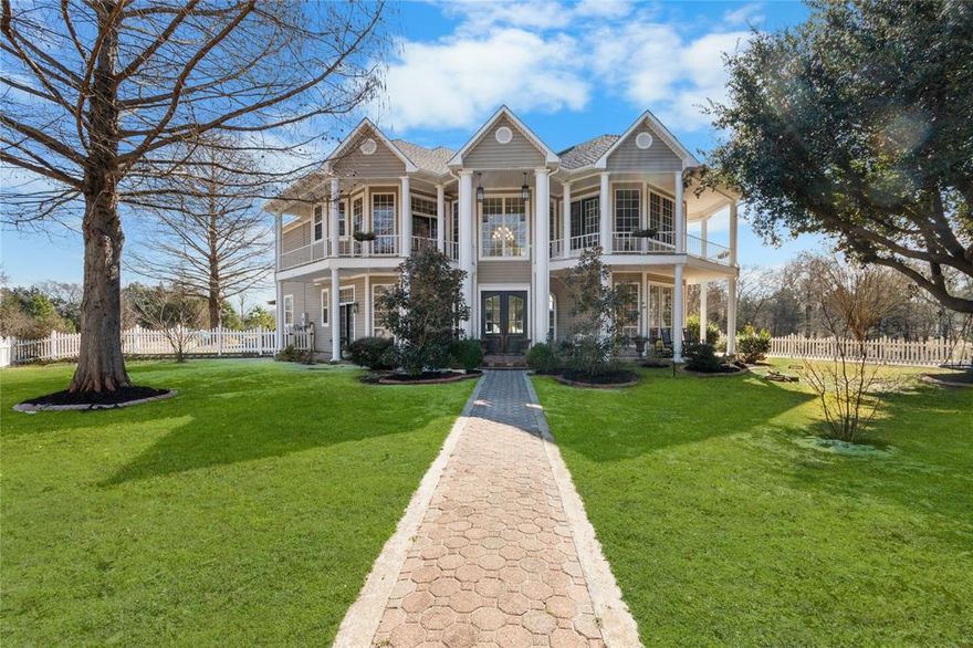 Set on 10 peaceful acres in the heart of the countryside, this stunning Victorian-style home blends timeless elegance with open classic living. Welcome you inside to a breathtaking two-story, open layout, where soaring ceilings, abundant natural light, and graceful architectural details. You will find inside two living areas perfect entertainment , along with a beautiful open kitchen. The land itself is just as captivating, featuring two serene ponds, and wide-open space to roam and relax along with a in-ground pool that offers a private retreat for summer days, while a spacious shop provides endless possibilities for hobbies, storage, or work projects. Master bedroom is upstairs with wrap around porch overlooking all the land. This home is truly one of kind and you don't want to miss out.