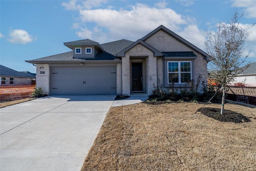 Step into your dream home for a great price! The landlord takes care of lawn maintenance including mowing and fertilizer, as well as HOA fees. This beautifully designed one-story brick home is in highly desirable AnaCapri and boasts 3 bedrooms, large closets, a flex room that can be used for play room, office or dining room. It has an open-concept living room with a cozy fireplace. Enjoy a spacious kitchen with walk-in pantry and luxurious finishes. Enjoy the large backyard with a covered patio! Neighborhood Lagoon coming soon. Close to Anna High School and the new Elementary School is coming soon. Don't miss this unique opportunity for comfortable and stylish living with a fantastic price! Blinds will be installed. Contact agent for details. Pets allowed. No smoking anywhere on property. No Section 8.