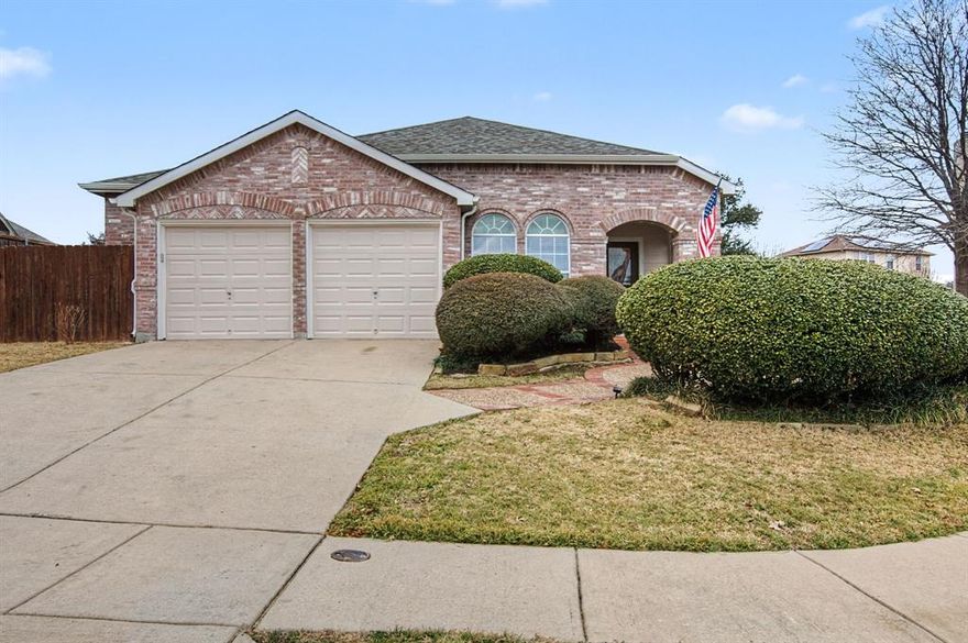 Welcome to your move-in ready, like-new single-story home in a wonderful neighborhood! This charming 3-bed, 2-bath residence has been thoughtfully updated and is ready for you to enjoy. The bright, welcoming kitchen makes meal prep a joy, and the large family and dining area makes entertaining a breeze. Beautiful new laminate, carpet, and tile flooring flow throughout, while refinished kitchen cabinets with updated hardware and modern decorative lighting add style and function. Recent upgrades include a newer HVAC system, water heater, and dishwasher, bringing peace of mind and everyday convenience. Step outside to a huge backyard perfect for relaxing and entertaining under the pergola while enjoying apples and pears from your own fruit trees! The exceptional community amenities include a lake with a boat dock, park, pool, walking trails, picnic area with fire pits, and a community garden, everything you need to live your best life. With easy access to highways, shopping, and restaurants, you’re close to all the essentials and more. Don’t miss this opportunity to own this beautifully updated, move-in ready home.
