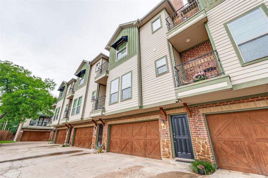 Exceptional 3-story townhome in the highly coveted Heart of Lakewood. Built in 2005 and featuring extensive modern updates, this 2-bedroom, 2.1-bath home offers an open-concept living area with stunning hardwoods, a gas fireplace, and a gourmet kitchen with granite countertops and stainless appliances. Enjoy views of the downtown skyline from multiple balconies or relax in the private, fenced courtyard. Includes an attached 2-car garage. Unbeatable location within walking distance to premier Lakewood dining, nightlife, and retail, and just a short drive to White Rock Lake and Downtown Dallas.
