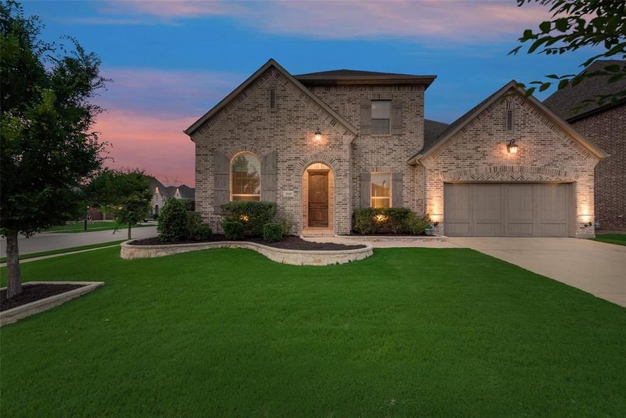 BEST VALUE IN FAIRWAY RANCH!! From curb appeal to wide open flexible living, this Fairway Ranch executive beauty has something for everyone! Poised in NWISD, this 5 bedroom wonderfully designed floor plan boasts light-filled rooms with an abundance of windows, 18+ft ceilings, stone fireplace, 2 bedrooms on the main floor, a grand study or flex room, & the highlight of the home - the chef's grand kitchen - grounded by a Texas sized island, breakfast bar, large farm house sink, multi-burner gas cooktop, double ovens, ample storage, and a wide open view to the den & backyard entertaining spaces. Not to be outdone is the private primary retreat with spa inspired bath & oversized closet. Upstairs you'll find plenty of space for entertaining in the game & media rooms, which provide the perfect hang out for late night movies & game day entertaining. Community pool, parks, fishing pond, dog park, easy access to Alliance& DFW airports, downtown Roanoke, Southlake & much more!
