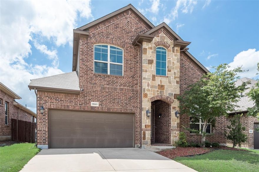 Desirable floor plan form Dr. Horton Americas builder. Upgrade Greenbelt view from backyard. Beautiful amenities in Tehama Bluffs with large community pool, kids play pool, playground. Great location to Aliance shopping area. Easy access to highway I-35N. Smart AC thermostat, smart sprinkler system, hardwood floors throughout downstairs and ceilings, study with French doors and closet on 5th bedroom. Stainless steel appliances, eat in kitchen, stainless gas cook-top, upgraded pantry door and master bedroom in downstairs. Also, one extra guest room in downstairs. Common features include club house, pools, playground. Located near accessible highways, restaurants, shopping, and the long awaited HEB, it's the epitome of convenience. Enjoy the tranquil outdoor space, perfect for relaxation and entertaining. This home seamlessly blends sophistication, comfort, and prime location.