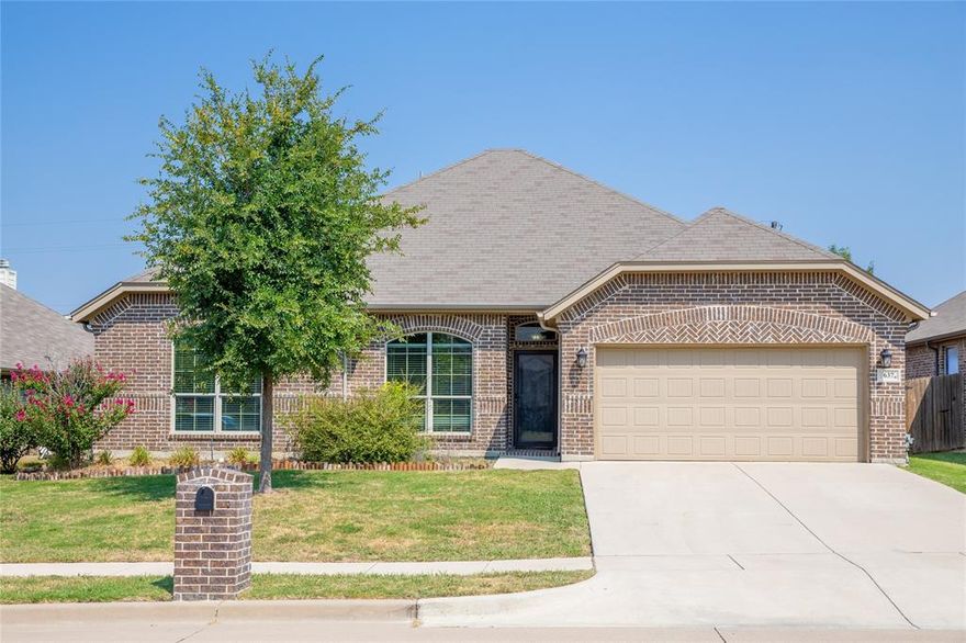 Come see this beautiful home in the highly sought-after Mistletoe Hill neighborhood, within the coveted Burleson ISD! Ideally located with easy access to shopping, dining, and 35W, this home features the popular Iverson Floor Plan by Cheldan Homes—designed with a thoughtful split layout, private study, and open-concept living and kitchen.

The kitchen is perfect for cooking and entertaining, showcasing a large granite island, stainless steel appliances including a gas cooktop and convection oven, plus upgraded recessed LED lighting. The living area boasts a stunning stone fireplace, crown molding, and tasteful accent walls, with matching accents carried into the master suite.

Enjoy the private backyard with no neighbors peering in—spacious enough to accommodate a pool! Just a short walk to Judy Hajek Elementary, two neighborhood parks, and the community pool.