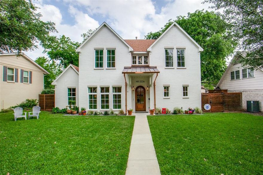 This beautifully appointed home blends thoughtful design, modern comfort, and high-end finishes throughout. The main living spaces are enhanced by designer sconce lighting and dimmable fixtures, creating a warm and inviting ambiance with flexibility for both everyday living and entertaining.

At the heart of the home, the chef’s kitchen is outfitted with sleek quartz countertops, a premium Wolf range, and a Sub-Zero built-in refrigerator. Additional highlights include a dual-zone wine fridge, built-in hot water tap, custom hardware, and soft-close cabinetry with thoughtfully designed pull-out drawers throughout.

With four full bathrooms, the home offers both comfort and functionality. The primary suite serves as a private retreat, featuring handmade Zellige tile, a spa-inspired shower with multiple body sprayers. Upstairs, a Jack-and-Jill ensuite bathroom is ideal for family living, while a fifth bedroom provides the perfect space for a nursery, office, or flex room.

Outdoors, the property continues to impress with turf landscaping for low maintenance, a full sprinkler system, and a fully fenced perimeter with an electric gate for added privacy. The newly poured driveway doubles as a basketball court, and a dedicated dog shower adds a thoughtful touch for pet owners.

Additional features include a fully wired home for audio and visual and security, built-in surround sound in the living room, and a pre-wired security system covering the front and side perimeters—delivering both convenience and peace of mind.