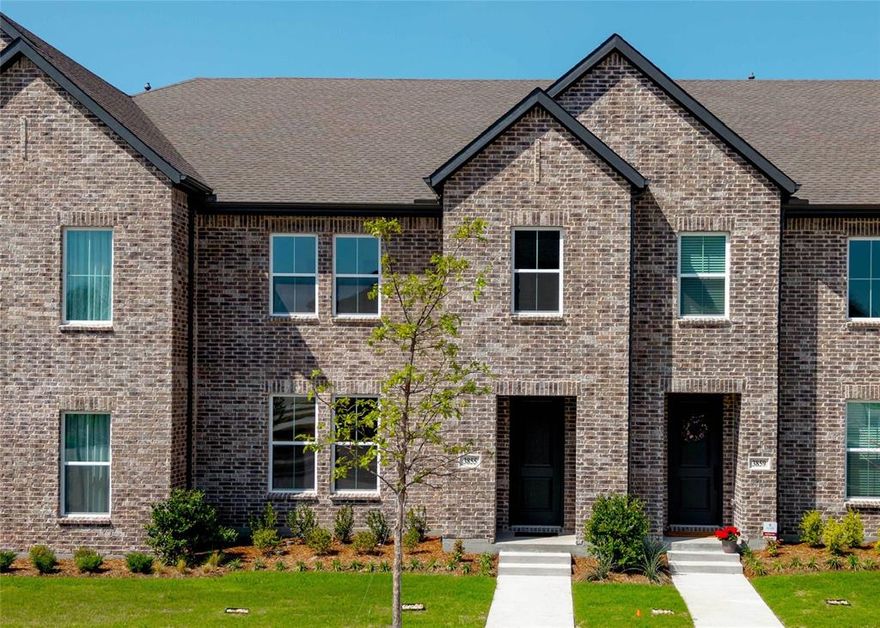CB JENI HOMES EMILY floor plan.  Fantastic floor plan in the well sought after, Painted Tree Community in McKinney, offering best MISD Schools!!! Located on a cul-de-sac and backs to wooded views and hike and bike trail. Open concept floor plan with a chef's kitchen equipped with oversized island, quartz countertops, tons cabinets and countertops space, five burner gas stove, and more. Spacious game room upstairs separating the primary and guest bedrooms is perfect for entertaining family and friends. Large primary suite with oversized walk in closet and an abundance of cabinets and drawers in the bath area. Loaded with energy savvy features, including tankless hot water heater, foam insulation in the attic, GAS heating and smart home Wi-Fi thermostats (HVAC includes 10-year manufacturer's parts warranty). Painted Tree community is a must see! You’ll be proud and enjoy owning this Low Maintenance Lifestyle Home. READY NOW!