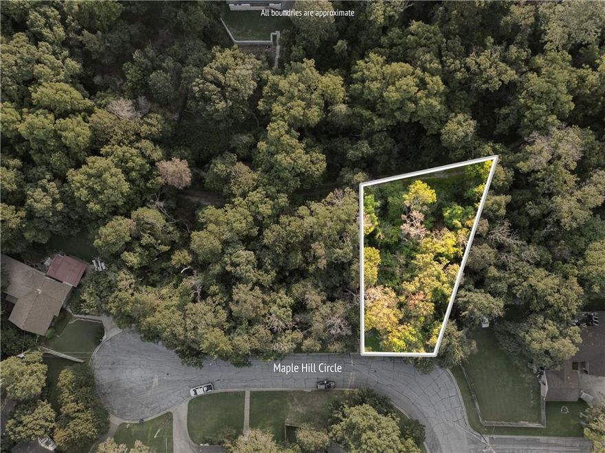 Tree covered .47 acre lot for sale on a beautiful cul de sac in Waco, TX. Natural beauty and privacy.   Potential buyers can easily envision building their dream home in this well established neighborhood, nestled among the trees, with easy access to MCC, Waco Airport, Waco Tennis Club and Lake Waco. Baylor University is just a hop and a skip away. What more could you want? Drive by and take a look. It's one of the prettiest lots in town.