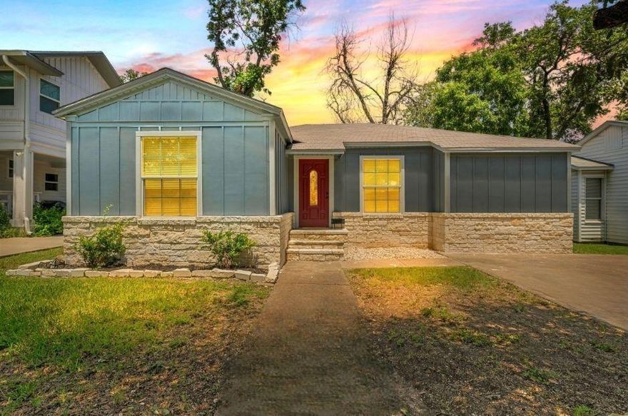 Welcome to this charming fully remodeled home located in the heart of Waco! 
This 3-bedroom, 2-bathroom home also includes a versatile bonus room—perfect for a home office, playroom, or extra living space. Mature trees in the front yard provide the perfect amount of shade, creating a warm and inviting curb appeal.

Inside, you’ll find a beautifully updated kitchen featuring granite countertops and custom-built cabinets, ideal for cooking and entertaining.

The spacious backyard offers alley access and plenty of room to relax, garden, or entertain.

Move-in ready and full of thoughtful updates, this home is a must-see!