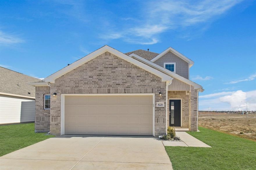 Welcome to Rocky Creek Crossing, Legend's newest community in Fort Worth, TX! The Woodland floor plan is a spacious 2-story home with 4 bedrooms, 2.5 bathrooms, game room, and a 2.5-car garage. This home has it all, including privacy blinds and vinyl plank flooring throughout the first-floor common areas! The gourmet kitchen is sure to please with 42-inch cabinetry, granite countertops, and stainless-steel appliances! Retreat to the first-floor Owner's Suite featuring a beautiful bay window, granite countertops, a sizable shower, and a spacious walk-in closet. Secondary bedrooms have walk-in closets, too! Enjoy the great outdoors with a covered patio! Don’t miss your opportunity to call Rocky Creek Crossing home, schedule a visit today! *Please use Google Maps for the best driving directions. *