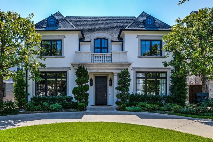 Contemporary 2012 Robert Elliot custom-built home that reflects sophisticated lifestyle in University Park. Beautiful interiors and high ceilings throughout and green energy features for todays homeowner. Abundance of space with five bedrooms, guest suite bedroom on first floor, two bonus flex spaces, and movie room. Lovely open floor plan for the ultimate entertainer with 1,000 bottle capacity temperature controlled wine room and wet bar that overlooks outdoor patio with dual heaters & motorized mosquito screens and pool with swim jet feature. Zoned to coveted Hyer Elementary, this home is full of high-end amenities and a must-see!