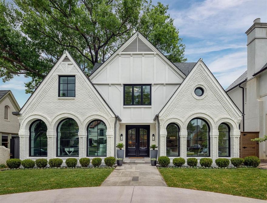 Completely renovated, top to bottom!  This HP beauty is steps from Bradfield and Highland Park Village.  The first floor welcomes you with designer light fixtures, freshly refinished floors, and smooth walls.  The study is a peaceful retreat.  The open floor plan provides plenty of space for formal living, dining, a large family room, and keeping room off the kitchen.  The gourmet kitchen and family room overlook the turfed backyard, bringing the outside in.  The backyard includes a beautiful fountain and a pergola-covered seating area with a fireplace.  Upstairs you’ll find four bedrooms, each with its bath.  The primary bedroom has an expansive bath and oversized closets. There’s also a playroom for hours of fun at any age, complete with a bar and wine fridge. An exercise room off the playroom is perfect for the Peloton.