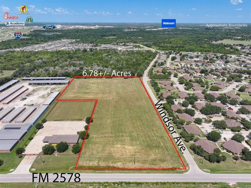 Discover a prime development opportunity with this expansive 6+ acre parcel, ideally positioned in the fastest growing county in Texas. Offering exceptional visibility and easy access to major roadways, this property is perfectly suited for a wide range of projects—whether residential, commercial, industrial, or mixed-use. Located in fastest growing county in Texas and one of the fastest in the USA. Cleared and ready for immediate construction. Essential services conveniently located at the street. Comprehensive survey available for review. This is a rare opportunity to secure land in a booming market. Whether you envision a retail center, office complex, industrial facility, or mixed-use development, this versatile tract offers the ideal foundation for long-term success.