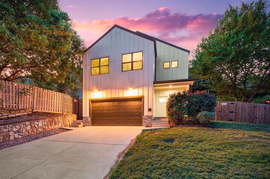 Beautifully renovated and thoughtfully designed, this inviting 4-bedroom, 2.5-bath residence blends contemporary style, flexible living spaces, and a prime Fort Worth location just minutes from I-30, Downtown Fort Worth, The Stockyards, TCU, NAS JRB, and Fort Worth Zoo. Inside, you’ll find durable luxury vinyl flooring, sleek designer accents, expansive windows, and a flowing floorplan ideal for entertaining and daily life alike. The impressive kitchen showcases polished granite surfaces, crisp cabinetry, a substantial prep island, generous pantry storage, and effortless connection to the dining and family rooms.

Retreat upstairs to the oversized owner’s suite featuring a spa-inspired bath with dual vanities, a deep soaking tub, separate glass-enclosed shower, and a customized walk-in closet with exceptional storage solutions. Three additional bedrooms provide comfortable accommodations, while the upstairs laundry area and versatile landing space offer added convenience and functionality for a home office, reading corner, or hobby area.

Out back, the sprawling private yard creates endless opportunities to design your dream outdoor oasis — whether that’s a pool, entertaining patio, garden space, or play area. Combining tasteful upgrades, spacious interiors, and quick access to Fort Worth’s top restaurants, shopping, and entertainment, this home delivers comfort, convenience, and room to grow.