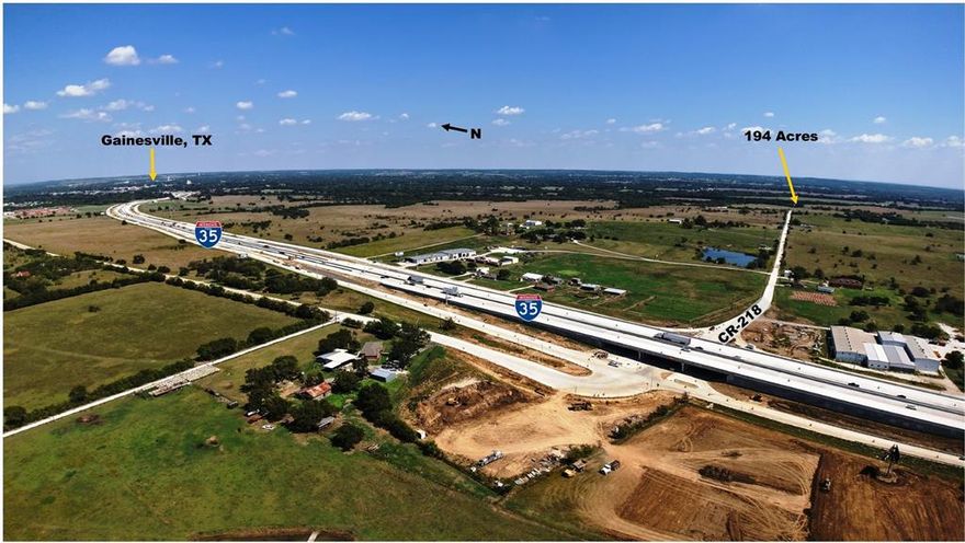 ±194 acres of land right outside of Gainesville city limits. Ideal 1031 exchange candidate. Good development potential. The property is just a few minutes to Gainesville. Currently ag exempt. Gainesville is situated near the Oklahoma border and is experiencing growth like most of North Texas. Some of the major employers in the area include WinStar World Casino and Resort, Safran Seats US, PPG Industries, Dura-Line, Trident Process Systems, GAF and many others.