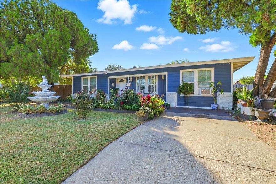 Welcome to this beautifully renovated home, ideally located in an established neighborhood with convenient access to Hwy 287, I-820, and I-30. Enjoy being just minutes away from schools, shopping, and dining options. This exceptional property offers 3 bedrooms, 2 living areas, and 1 full bathroom. The secondary living room features an elegant electric fireplace, creating a warm and inviting atmosphere. Step outside to a spacious backyard, perfect for entertaining, complete with a large-covered patio for year-round enjoyment. Bring your creativity to finish the detached mother-in-law suite or future income-producing space; the original plans include a small kitchen, living area, bathroom, and bedroom. Don’t miss this opportunity to make this stunning property your new home. Schedule your private showing today!