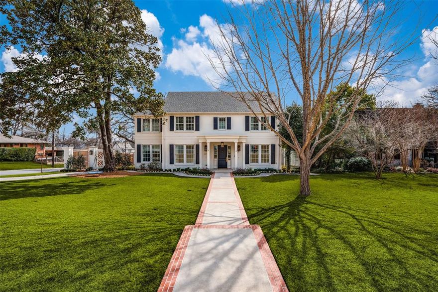 2019 built 5 bedroom Lakewood hm on .43 acres with pool, on one of Lakewood’s coveted streets.Hm features 2 downstairs living areas, both with FP & BI’s & large dining rm. Kitchen features 2 islands, 2 dishwashers, BI fridge,2 ovens,prep area,WI pantry & more, w adjacent breakfast area. 1st floor also features office&half bath. The lower level of the home has a mud area&exercise rm with half bath and pool access.The 2nd floor has 5 bedrooms,4 baths,living area&utility room. Master has sitting area, WI closet & en suite bath has dual sinks and sauna. Backyard has large patio with BI grill, smoker & tile FP, large grassy area and pool w safety. Designer touches are throughout the home, with no detail overlooked.