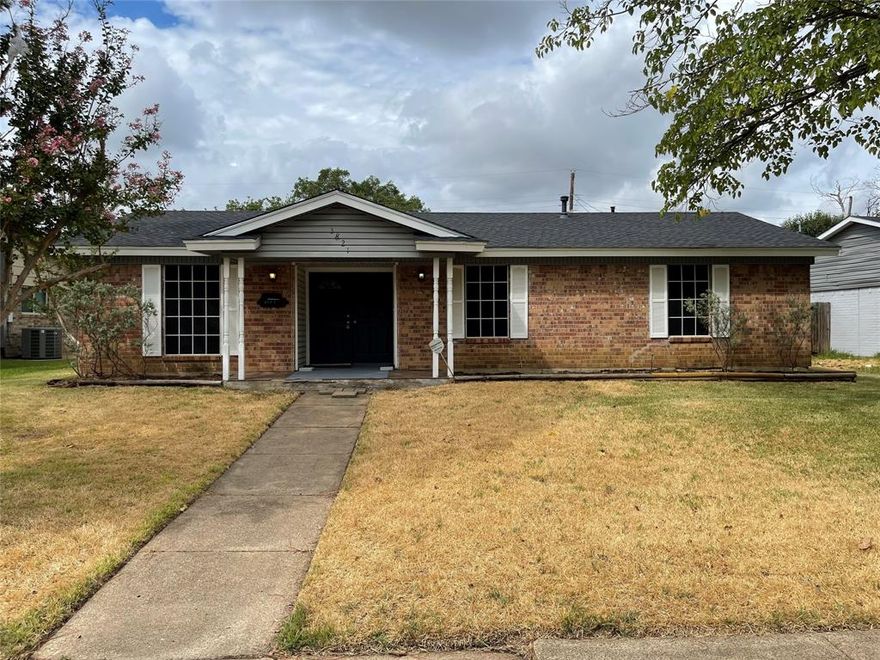 Come see this 3 bedroom 2 bath 2 car garage house that is ready for rent in Irving. House has new paint, stainless steel appliances, wood floors, and more. High vaulted ceilings with painted exposed beams in living room. This home is located in a quite neighborhood that is walking distance from Thomas Haley elementary school. 10 minutes from DFW airport and 15 minutes from downtown Dallas. Big backyard with a covered porch is great for having friends and family over or if you are a pet owner.