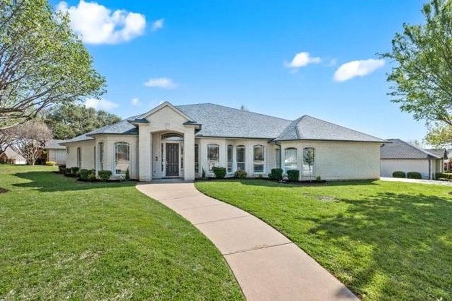 Welcome to an exceptional opportunity in the highly sought-after golf course community of Trophy Club, Texas, perfectly positioned across from picturesque Harmony Park.



This sprawling single level home is a beautifully reimagined 4-bedroom, 3- full bath residence.  The open-concept and split floor plan offers updated refined living space with attention to upgraded details. Natural light fills the areas, while the seamless indoor-outdoor flow invites effortless entertaining. Bedrooms are spacious, well-lit and each with ample storage. 



The kitchen island and peninsula are adjacent to both the breakfast dining area and the large family room which boasts a bright wall of windows. Set on a premium lot, the backyard is designed for both relaxation and gathering, complete with a covered patio and custom-built fire pit. Property also includes a 75 square ft storage structure with a matching shingled roof. 



With a newer roof (2019) and a location that combines tranquility with accessibility to parks, pickle ball, tennis and bocce courts, sports fields, trails, renowned inclusive sensory playground, community pool and splash pad top-rated schools, this home represents a rare blend of quality, function, and lifestyle.  


This home is move-in ready!



A true standout in today’s market—this is Trophy Club living at its finest.



Seller and sellers agent are to verify all included data.