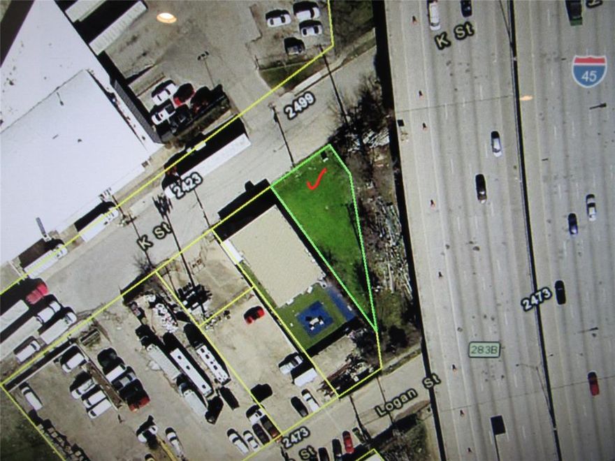 A truly unique opportunity awaits on this cleared triangular corner lot. Very secluded, private and off the beaten path on a closed end street. No through traffic with just a few warehouses and business. All utilities are available at site, offering a head start for your next project. Conveniently located minutes from downtown Dallas, major highways, schools, and shopping. Ideal for RV or Truck parking, warehouse, retail, parking lot, and has a strong growth potential in a rapidly transforming area. Conveniently located near DART Cedars Station, Dallas Police Headquarters, and various downtown entertainment venues. Not far from the Dallas Convention Center, Fair Park, Deep Ellum, and close to downtown Dallas, the Cedars district, South Side Ballroom, and the Dallas Farmers Market. Buyer and buyers agent to verify PD zoning ordinance, setbacks, and all development requirements with the City of Dallas. This is a rare find because there's nothing like it available for the money. NOTE: FOR GPS, SIRI & WAZE, USE ADDRESS OF 2452 K STREET. THIS IS WHERE THIS LOT ACTUALLY IS.  It just has a different street address in legal.