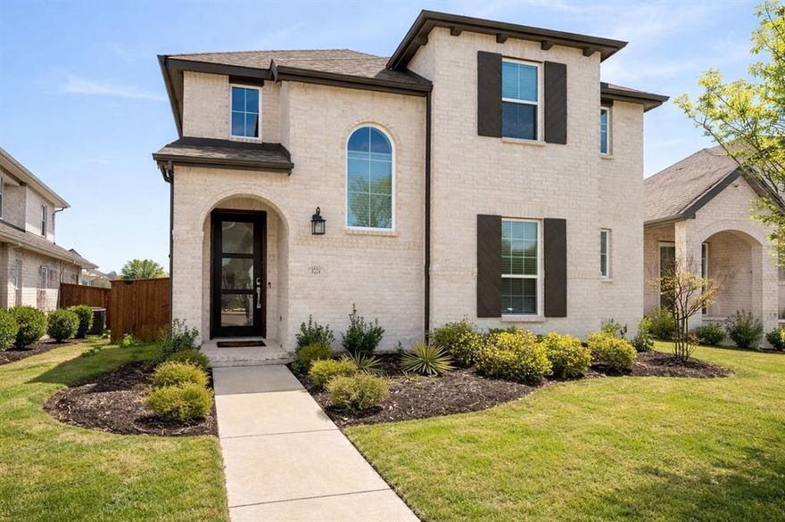 Welcome to this beautifully designed 4-bedroom, 3-bath home on a premium lot in one of McKinney’s most desirable communities. Thoughtfully crafted for modern living, this home offers a spacious layout, stylish finishes, and impressive upgrades throughout.

The open-concept kitchen features stainless steel appliances, a built-in oven and microwave, large granite island, and an elegant backsplash, seamlessly connecting to the main living area. Step outside to the extended covered patio, ideal for relaxing evenings or hosting guests, while open second-floor railings and custom blinds enhance the home’s bright, contemporary feel.

The private primary suite provides a peaceful retreat with a garden tub and separate shower. Generously sized secondary bedrooms offer flexibility for family, guests, or a home office, and the upstairs game room creates the perfect space for movie nights, playtime, or additional living.

Enjoy resort-style community amenities including pools, scenic trails, a dog park, fitness center, and vibrant neighborhood events. Located just minutes from HEB, premier shopping and dining, and with easy access to Highway 75, this home delivers unmatched convenience. With major developments underway nearby, the area continues to grow and thrive. Seller is offering refrigerator washer and dryer with a reasonable offer!

As an added bonus, HOA dues are waived for 2026!

This exceptional home blends quality, location, and lifestyle—don’t miss your chance to make it yours