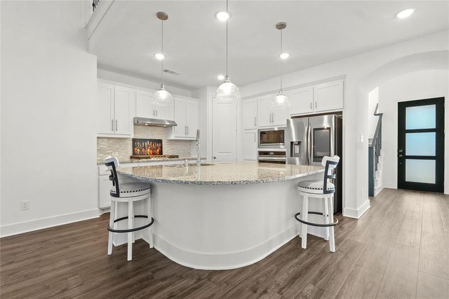 Welcome to this beautifully designed 4-bedroom, 3-bath home on a premium lot in one of McKinney’s most desirable communities. Thoughtfully crafted for modern living, this home offers a spacious layout, stylish finishes, and impressive upgrades throughout.

The open-concept kitchen features stainless steel appliances, a built-in oven and microwave, large granite island, and an elegant backsplash, seamlessly connecting to the main living area. Step outside to the extended covered patio, ideal for relaxing evenings or hosting guests, while open second-floor railings and custom blinds enhance the home’s bright, contemporary feel.

The private primary suite provides a peaceful retreat with a garden tub and separate shower. Generously sized secondary bedrooms offer flexibility for family, guests, or a home office, and the upstairs game room creates the perfect space for movie nights, playtime, or additional living.

Enjoy resort-style community amenities including pools, scenic trails, a dog park, fitness center, and vibrant neighborhood events. Located just minutes from HEB, premier shopping and dining, and with easy access to Highway 75, this home delivers unmatched convenience. With major developments underway nearby, the area continues to grow and thrive. Seller is offering refrigerator washer and dryer with a reasonable offer!

As an added bonus, HOA dues are waived for 2026!

This exceptional home blends quality, location, and lifestyle—don’t miss your chance to make it yours