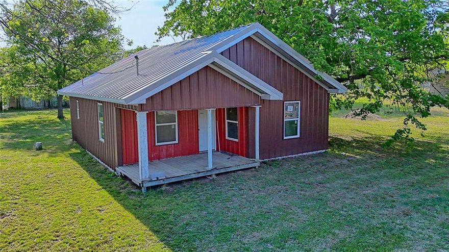 **PRICED BELOW TAX APPRAISED VALUE** Dream big in a town full of character. Set on nearly half an acre (.489 acres), this 894 sq ft home has been taken down to the studs and is ready for a fresh start. The hard part is done—now it’s your turn to bring it back to life.  With plenty of room to expand, you can design the home you’ve always wanted while enjoying the charm and energy of a small town with real personality. Add square footage, create a garden retreat, or build out a modern farmhouse feel—the possibilities are wide open.  This isn’t just a renovation—it’s a chance to create something uniquely yours.