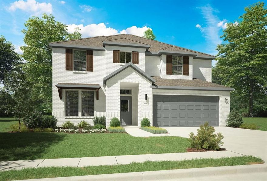 MLS# 21252886 - Built by Trophy Signature Homes - Ready Now! ~ Delivering form, function, beauty and comfort, the Wimbledon is a grand slam for buyers who demand more from their homes. Five bedrooms mean everyone gets their own room. Four baths mean no early morning squabbles about whose turn it is to brush their teeth. Your guests will be impressed by the spectacular, high-ceilinged family room and gourmet kitchen. Entertain at the center island so everyone can mingle. Send guests upstairs to enjoy the game room or enjoy movies in the media room while others converse. A home office, gracious primary suite, covered patio and plenty of storage space add to the appeal.