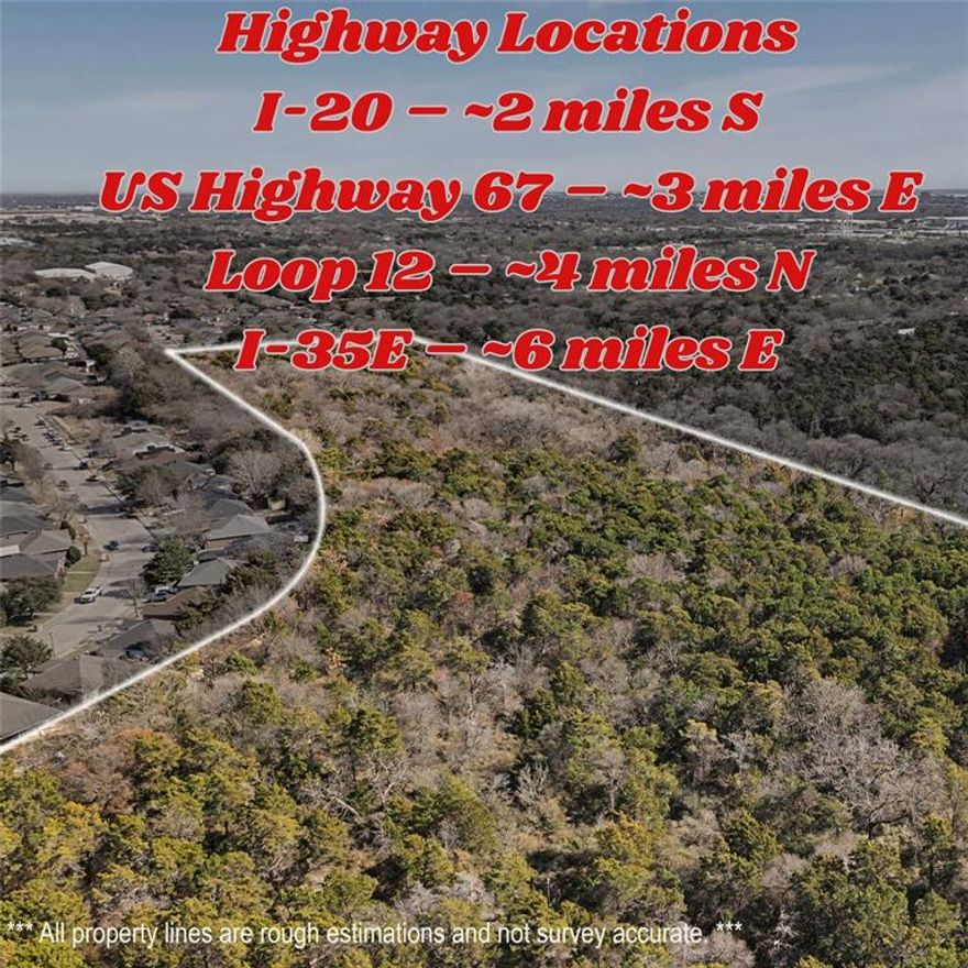PRIME DALLAS location along Duncanville Rd near I-20 and US-67 with convenient access to Loop 12 and I-35E. Strategic positioning offers fast routes to Downtown Dallas and surrounding growth markets. DEVELOPERS & INVESTORS- 9601 Duncanville Drive, Dallas, TX is one to see!

 This high-visibility, HIGH-TRAFFIC corridor offers strong accessibility making it ideal for RESIDENTIAL development, MIXED-USE concepts, or neighborhood-serving COMMERCIAL projects.

The surrounding residential density supports demand for single-family homes, townhomes, small residential communities, office, medical, retail, or service-based commercial uses. Located within 4 Miles of UNT Dallas. 

Strategically positioned near established neighborhoods, employment hubs, and major roadways, the property offers strong market fundamentals, flexible exit strategies, and scalability for future phases. Ideal for buy-and-hold investors, builders, or developers looking to maximize ROI in a growing Dallas submarket.

Buyer to verify zoning, utilities, and development potential.