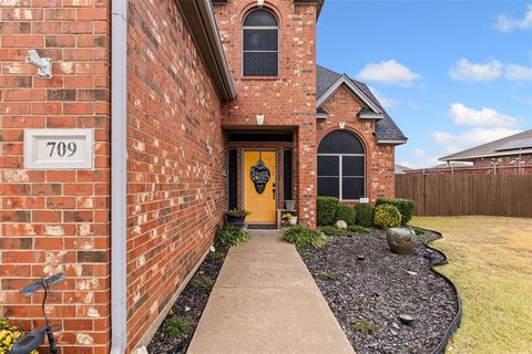 A home in Cleburne