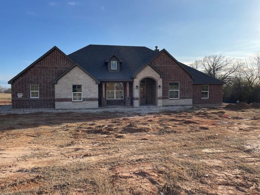 The Sabine is THE place to call, “home”! The large entry way opens to a spacious family room with bright windows looking out to the massive back patio. This great floor plan offers a Media or Game room option located off the Family room with a powder bath! . Between the large social island, stunning owner's suite bath, large kitchen island and oversized utility room, you really could not ask for anything more. This one story gem has everything you want which makes the Sabine a perfect place to call “home”. No HOA, horses allowed and a low tax rate of 1.93%!