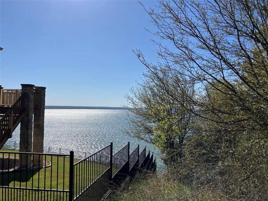 Beautiful views of Lake Whitney.  Property in a cul-da-sac located in a gated community, conveniently, approximately 90 minutes south of DFW, 30 minutes north of Waco and 2 hours north of Austin. White Bluff offers affordable homesites and luxury amenities set in the natural beauty of the Texas countryside. The resort has two top-rated golf courses, fishing, boating, hiking, horseback riding, biking, guest lodging, and restaurants and offers a relaxed, easygoing lifestyle, perfectly suited for vacation homes and everyday living.