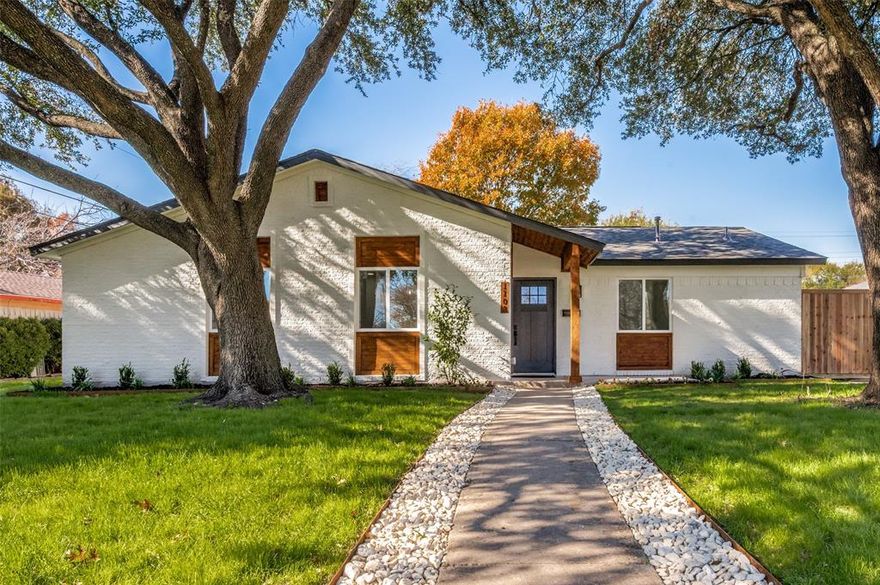 Discover this beautifully renovated 3-bedroom, 2-bath home featuring a functional, open floorplan with spacious bedrooms and a bright, inviting living area. Move right in! Updates include new windows, roof, countertops, fixtures, paint and luxury vinyl plank flooring.  Wood fence currently being installed.

The stylish kitchen offers a large Quartz island, walk-in pantry, and an effortless flow to the living space—perfect for everyday living and entertaining. Located in a well-established neighborhood with NO HOA, you’ll enjoy comfort and convenience at every turn.

Outdoor enthusiasts will appreciate nearby Berkner Park, Spring Creek Nature Area, and Cottonwood Park. Minutes from Richardson Square Mall, plus close to schools, dining, and major commuting routes. Served by Richardson ISD, known for its gifted and talented, STEM, and fine arts programs, with access to private and charter school options as well.