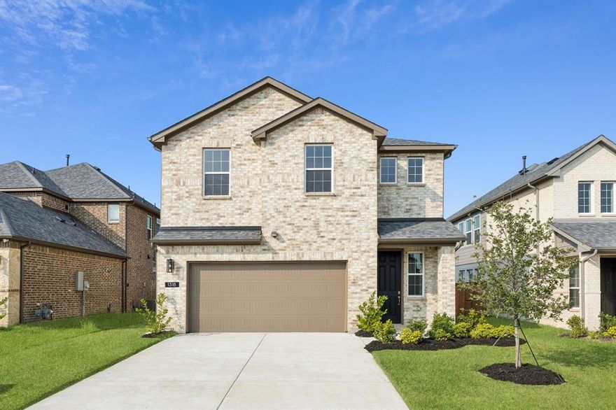 ** 2.99% FIXED RATE for a 30 Year Mortgage (3.75% APR) on Select Homes for a Limited Time Only ** Lagoon life is coming to Forney ISD! Discover Bellagio, a new community in Forney, Texas, where highly rated schools, lush parks, and an authentic, down-to-earth atmosphere define the way of life. Megatel Homes' Bingham plan features 1,845 sq ft of living space with 4 spacious bedrooms, 2.5-baths, a loft and a 2-car garage. The open-concept kitchen and living areas create an inviting space for gatherings and everyday living. The primary suite includes a walk-in closet and a beautifully designed ensuite bath. Secondary bedrooms are generously sized, providing comfort and flexibility. A two-car garage completes the home with added convenience and storage space. Situated on a 40-foot lot, this home is available with elevation A, offering stylish exterior options. Discover quality craftsmanship and thoughtful design in every detail of this beautiful home.