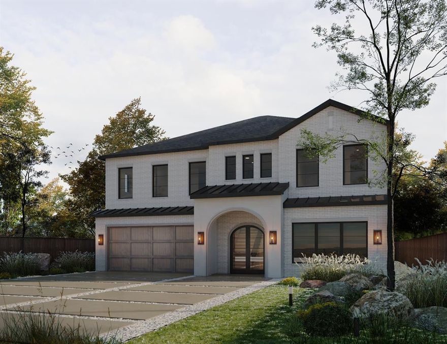 Brand new construction in the heart of Midway Hollow, this 5,000-square-foot residence is currently under construction with estimated completion in June 2026. Featuring 5 bedrooms, 5 full baths, and 2 half-baths, it delivers the perfect blend of modern design, functionality, and everyday luxury. Clean architectural lines, soaring ceilings, and expansive windows create bright, open interiors built for both comfortable living and effortless entertaining.

The open-concept layout anchors the home, featuring a chef’s kitchen with custom cabinetry, premium appliances, and an oversized island that flows seamlessly into the living and dining spaces. The family room is open to the second floor, creating a dramatic sense of volume and light. Thoughtful finishes and timeless materials elevate every room. A dedicated office with a built-in desk offers a polished work-from-home setup.

The first-floor primary suite provides a private retreat with a spa-inspired bath and spacious walk-in closet. A main-level guest bedroom adds flexibility and convenience. Upstairs, a large game room or secondary living area with a built-in bar is ideal for entertaining, complemented by a separate media room for a true theater experience. Additional bedrooms offer comfort and privacy for family or guests.

A well-appointed backyard extends the living space outdoors, perfect for relaxing or hosting. Ideally located near premier dining, shopping, and major thoroughfares, this Midway Hollow home combines new construction quality with a prime location.