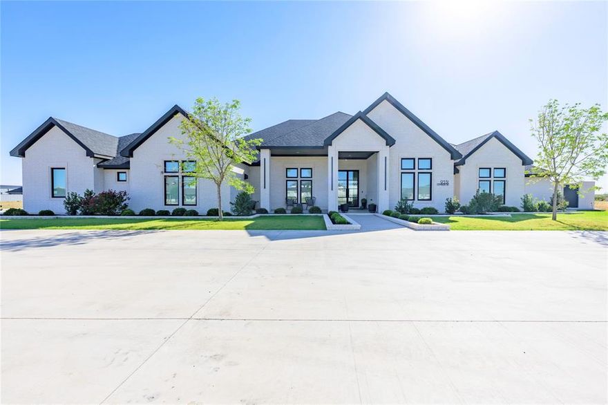 Welcome to luxury country living at its finest. Situated on 3.03 acres, this stunning 6400 sq ft estate offers 5 spacious bedrooms and 5.5 bathrooms, thoughtfully designed for both everyday comfort and upscale entertaining. Step inside to discover high end finishes throughout, featuring a dream kitchen equipped for hosting and gathering, along with a beautifully designed oversized laundry room that adds both style and function. The open concept layout flows effortlessly, creating the perfect space for entertaining guests or enjoying family. Outside the property continues to impress with room to roam and potential for your dream oasis pool along with the already set in place cement slab with design plans and materials to build a picture perfect horse barn. With the extra land you have endless possibilities to build an arena, shop or whatever you desire. If you are an equine enthusiast or have dreams of room to roam, this property is for you. Located in a great community, this property blends luxury, space and functionality offering the perfect balance of reifined living and country lifestyle.