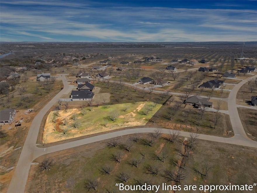 Build your dream home on this stunning lot in the newest addition of Pecan Plantation! At nearly an acre, this prime piece of land owned by Kingdom Builders Construction is perfectly positioned in the heart of the community, offering privacy, space, and breathtaking views of the orchard—where wildlife roams freely. Whether you would like to use Kingdom Builders or have other plans for the lot, this property is ready to be called home.
Nearby is the Pecan Business Village, where convenience is at your doorstep with a grocery store, restaurant, pharmacy, golf cart store, car wash, a brand new Ace Hardware and much more. 
The amenities here are unbeatable—two golf courses with full practice facilities, two private airstrips, a clubhouse, a dog park, disc golf, swimming pools and the list goes on. Located just minutes from charming Granbury Square and less than an hour from Fort Worth, this is the perfect place to create the lifestyle you’ve been dreaming of!
